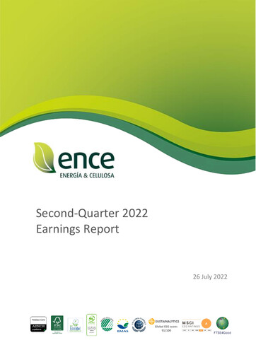 Thumbnail ENCE Energía y Celulosa Quarterly Report 2022-q2