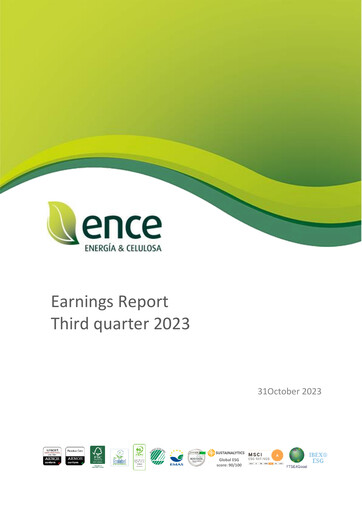 Thumbnail ENCE Energía y Celulosa Quarterly Report 2023-q3