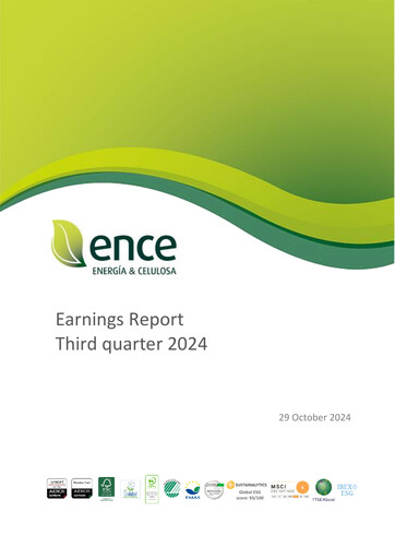 Thumbnail ENCE Energía y Celulosa Quarterly Report 2024-q3
