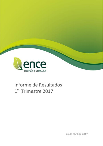 Thumbnail ENCE Energía y Celulosa Quarterly Report 2017-q1