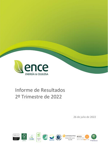 Thumbnail ENCE Energía y Celulosa Quarterly Report 2022-q2