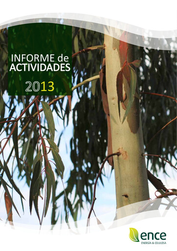 Thumbnail ENCE Energía y Celulosa Sustainability Report 2013