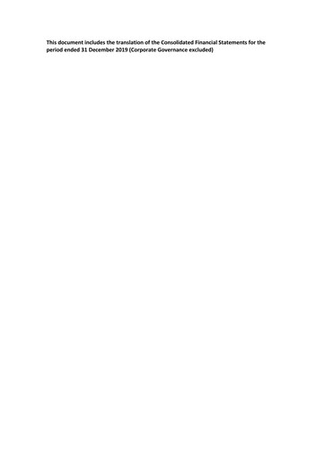 Thumbnail Neinor Homes Financial Statement 2019