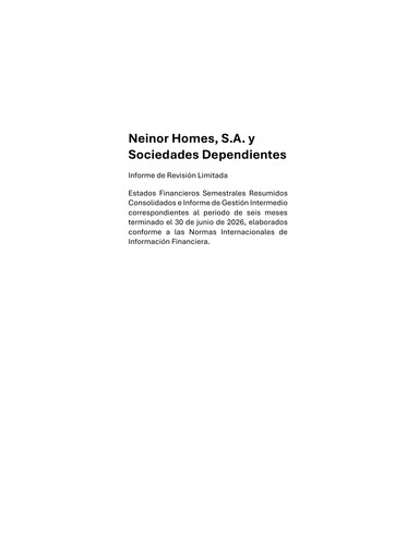 Thumbnail Neinor Homes Half-year Report 2026-h1