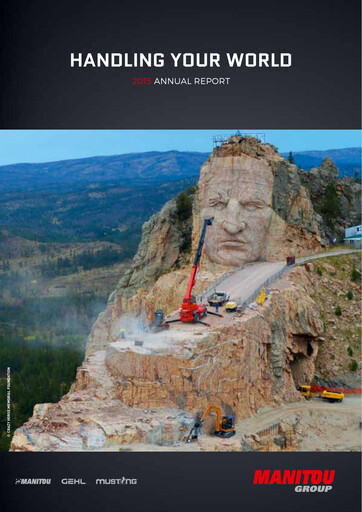 Thumbnail Manitou Group
 Annual Report 2015