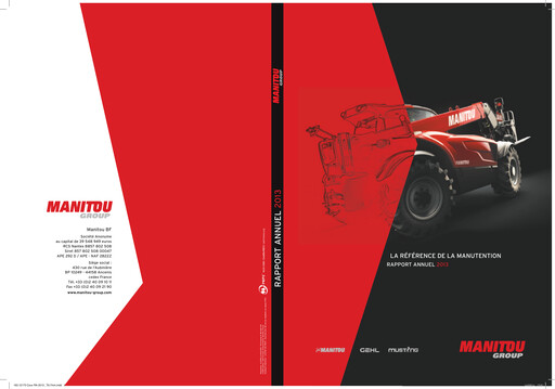 Miniature Manitou Group
 Rapport annuel 2013
