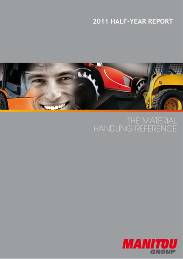 Thumbnail Manitou Group
 Half-year Report 2011