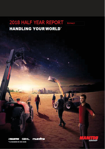 Thumbnail Manitou Group
 Half-year Report 2018