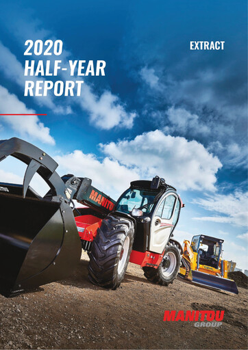 Thumbnail Manitou Group
 Half-year Report 2020