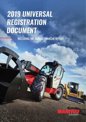 Thumbnail Manitou Group
 Universal Registration Document 2019