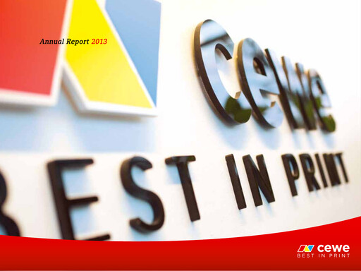Thumbnail CEWE Annual Report 2013