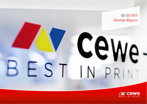 Thumbnail CEWE Half-year Report 2015-h1