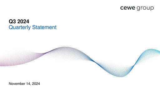 Thumbnail CEWE Quarterly Report 2024-q3