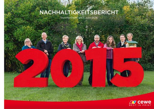 Thumbnail CEWE Sustainability Report 2015