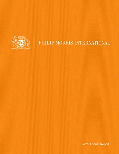 Miniature Philip Morris International Rapport annuel 2015