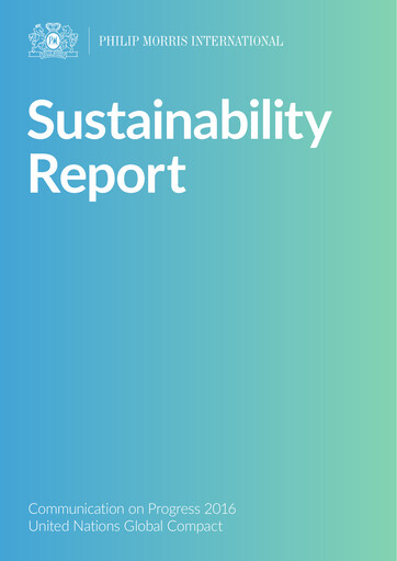 Thumbnail Philip Morris International Sustainability Report 2016