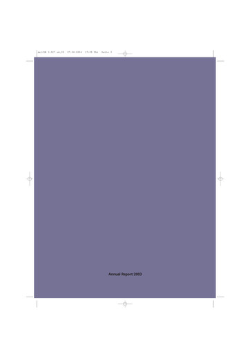 Thumbnail Salzgitter Annual Report 2003