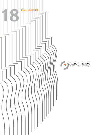 Thumbnail Salzgitter Annual Report 2018