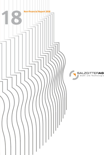 Miniature Salzgitter Rapport ESG 2018