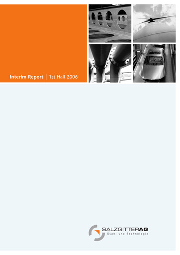 Miniature Salzgitter Rapport semestriel 2006-h1
