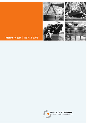 Miniature Salzgitter Rapport semestriel 2008-h1