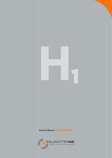Miniature Salzgitter Rapport semestriel 2010-h1