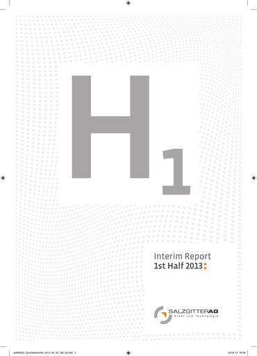 Miniature Salzgitter Rapport semestriel 2013-h1