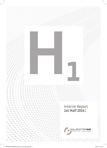Miniature Salzgitter Rapport semestriel 2014-h1