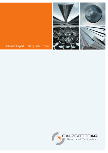 Miniature Salzgitter Rapport trimestriel 2004-q1