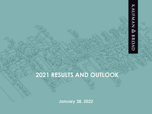 Vorschaubild Kaufman & Broad Finanzbericht 2021