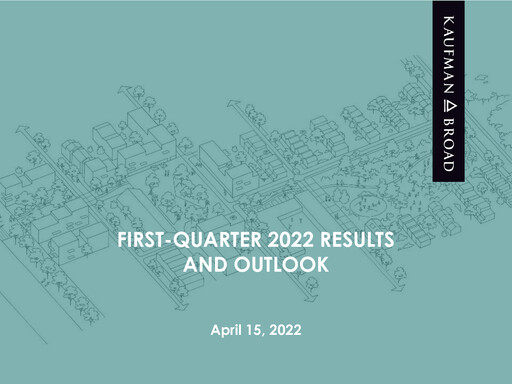 Vorschaubild Kaufman & Broad Quartalsbericht 2022-q1
