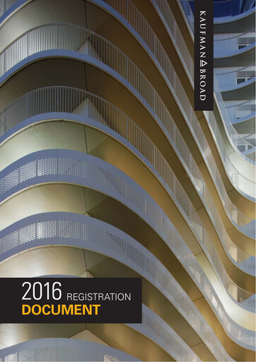 Vorschaubild Kaufman & Broad Universelles Registrierungsdokument 2016