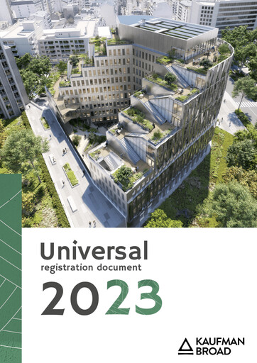 Vorschaubild Kaufman & Broad Universelles Registrierungsdokument 2023