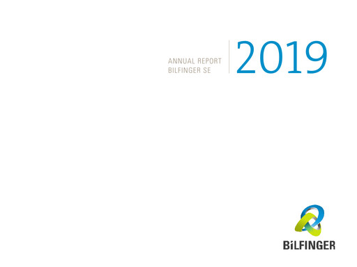 Thumbnail Bilfinger Annual Report 2019