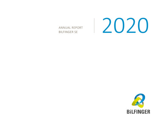 Thumbnail Bilfinger Annual Report 2020