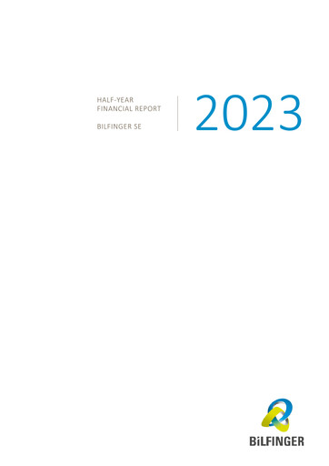 Thumbnail Bilfinger Financial Report 2023-h1