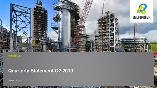 Miniature Bilfinger Rapport trimestriel 2019-q2