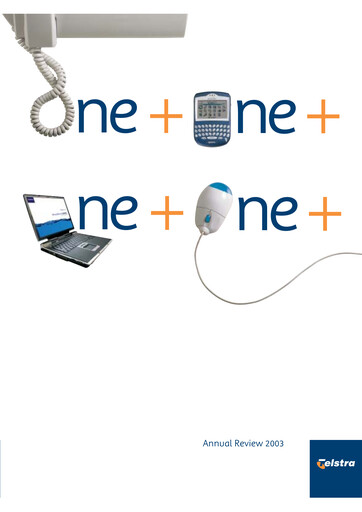 Thumbnail Telstra Annual Report 2003