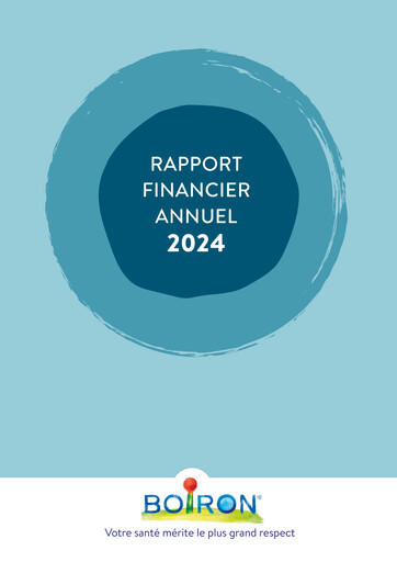 Miniature Boiron Rapport financier 2024