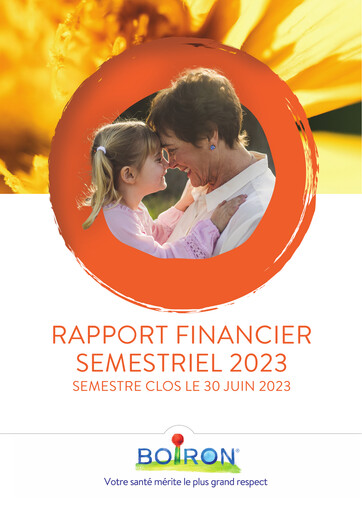 Miniature Boiron Rapport semestriel 2023