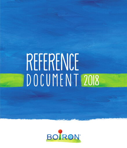 Miniature Boiron Document d'enregistrement universel 2018