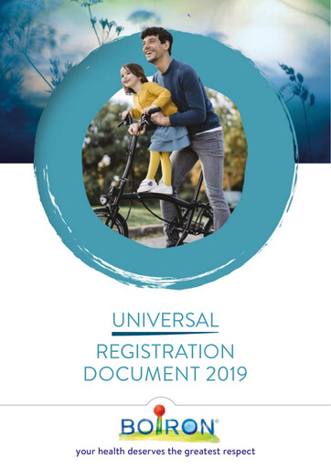 Miniature Boiron Document d'enregistrement universel 2019