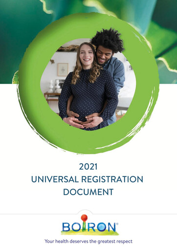 Miniature Boiron Document d'enregistrement universel 2021