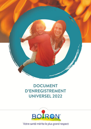 Miniature Boiron Document d'enregistrement universel 2022