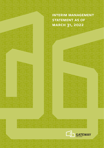 Miniature Gateway Real Estate Rapport trimestriel 2022-q1