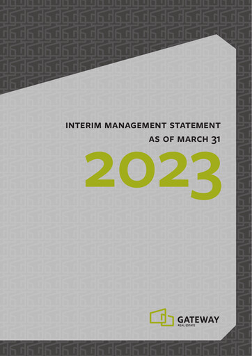 Miniature Gateway Real Estate Rapport trimestriel 2023-q1