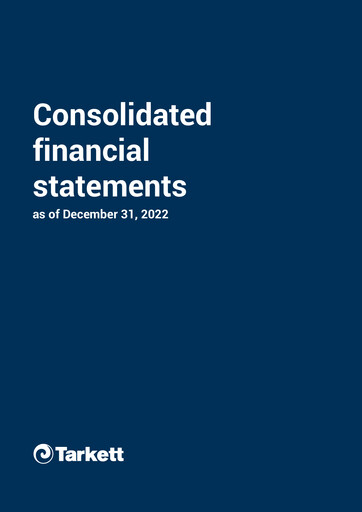 Thumbnail Tarkett Financial Statement 2022