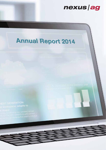 Thumbnail Nexus AG Annual Report 2014