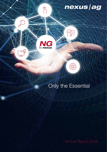 Thumbnail Nexus AG Annual Report 2015