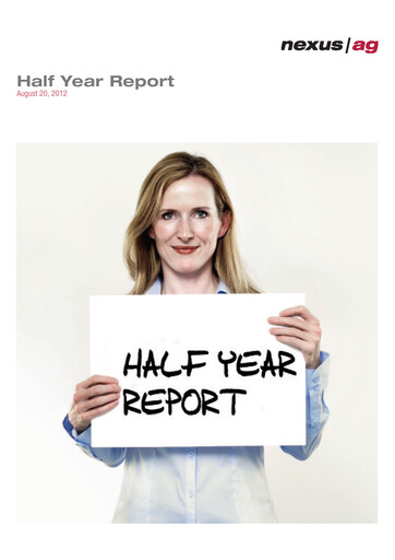 Thumbnail Nexus AG Half-year Report 2012-h1